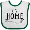 thumbnail image 3 of Inktastic It's Home- State of North Carolina Outline Boys or Girls Baby Bib, 3 of 4