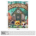 thumbnail image 4 of Qinduosi Yoga Animal Cute Crossing Throw Blanket, Flannel Fleece Blankets and Throws for Better Relaxing, Super Cozy Air Conditioning Blanket, 4 of 6