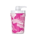 thumbnail image 1 of Dispensador Portátil de Gel Antibacterial PumpCup Rosa Camuflaje 237 ml, 1 of 3