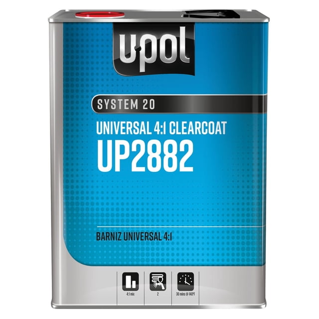 Revestimiento de uretano U-Pol Products 2882 Clear System 2088 2K 3,78 L