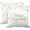 Multi 9, variant on 20x20 Inch Decorative Set of 2 Throw Pillow Cover Merry Christmas Lettering White Holiday Sparkling Gold and Silver Border Hanging Square Home Cushion Sofa Two Sides Pillow Case