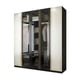 thumbnail image 5 of Light luxury glass door wardrobe, household bedroom, modern and simple wooden flat open wardrobe, 345668 door large wardrobe My Lux Decor Round, 5 of 5