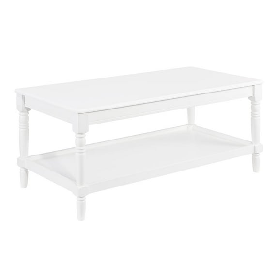 Convenience Concepts French Country Manor No Tools Coffee Table with Shelf