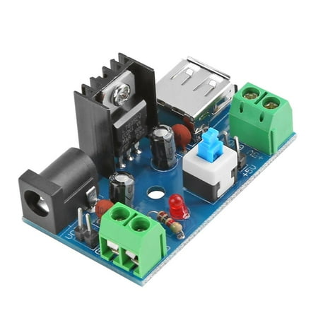 

7-15V 9V 12V to 5V 2A L7805 Buck Converter Power Supply Module with Switch