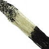 Cousin Glass Seed Bead Strand-Clear & Black