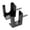 Black, variant on Stylish Power Strips Wall Mount For Tablets, Provides Secure Holding On Different Surfaces Ideal For Home Office Setting