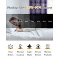 thumbnail image 4 of Purple Plaid Black Out Curtains 72 Inch Long, Light Blocking Drapes with Black Liner, Modern Art Checkered Farmhouse Thermal Insulated Blackout Curtains for Bedroom Living Room 52"x72" 2 Panels, 4 of 8