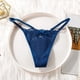 thumbnail image 2 of Calzoncillos para Mujeres Sexy Gibobby T Back Bragas sin costuras Tanga Sexy Encaje Ultra Thin Mujeres Bragas(Azul,G), 2 of 5