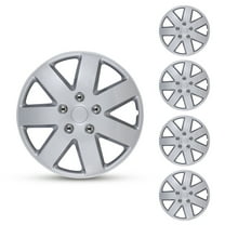 16" Universal Hubcaps Wheel Rims Cover,Snap on Car Truck SUV,PP Material,Lacquer,Set of 4