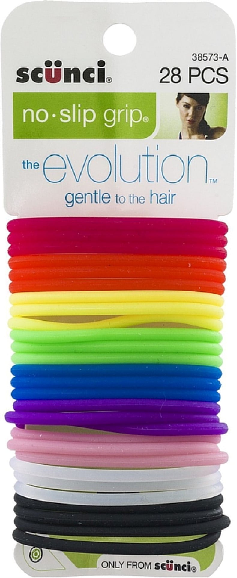 Élastiques à Cheveux Scünci Everyday & Active - Multicolore - Lot De 14