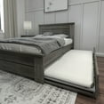 thumbnail image 4 of Max & Lily Full Size Bed Frame with Trundle, Solid Wood Platform Bed, DriftSolid Wood, 4 of 6