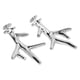 thumbnail image 3 of 2 piezas de adornos para zapatos de asta de reno ABS, clips para zapatos, accesorios para regalos de Navidad, color plateado, 3 of 14