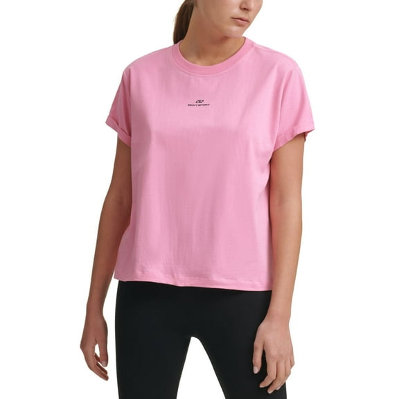 DKNY Womens Sport Cotton Logo T-Shirt