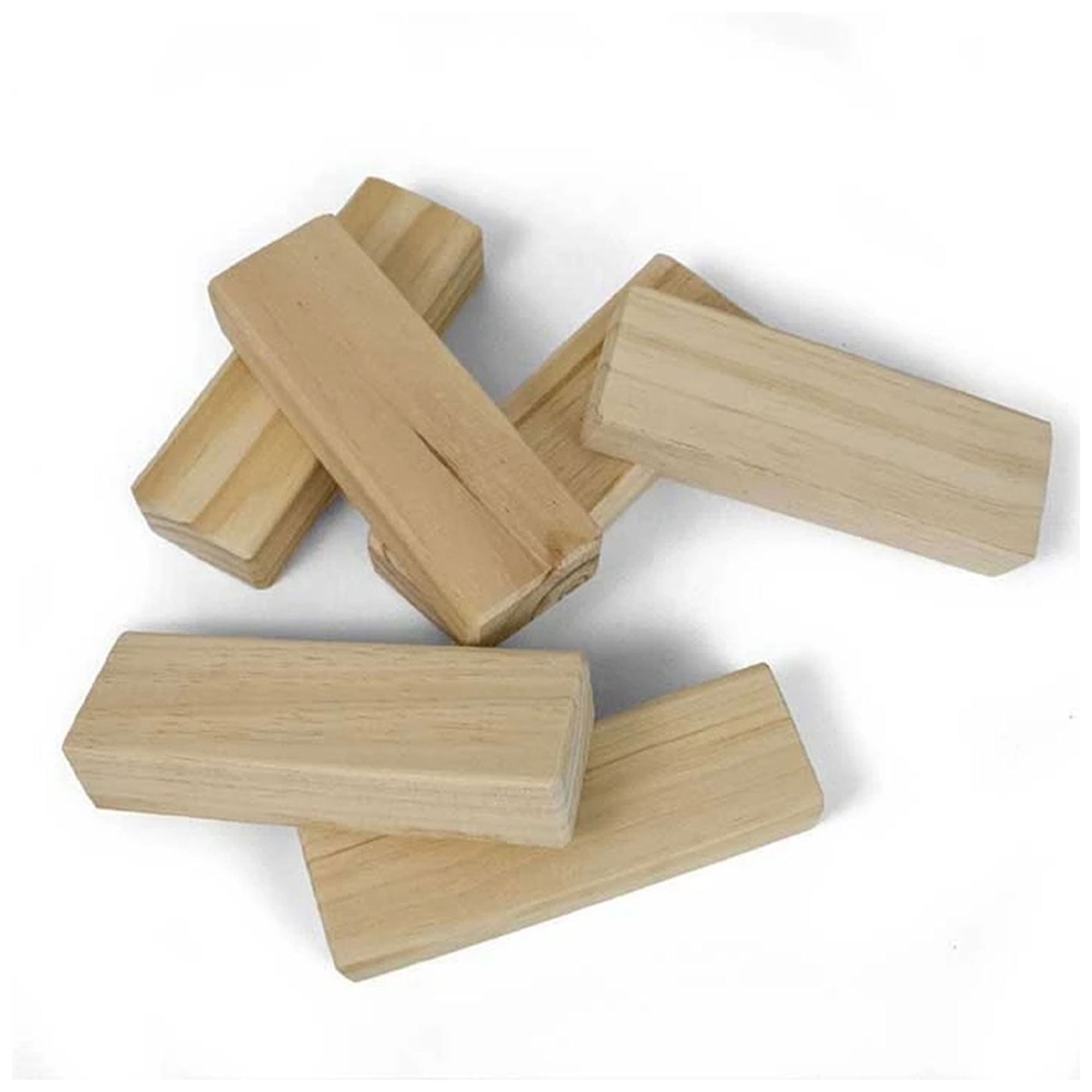 Yard Games Large Jr. Tumbling Timbers 21 Wood Block Stacking Game, Natural