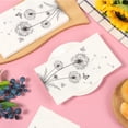 thumbnail image 3 of 120 Sheet Dandelion Print Paper Napkins, Guest Towel for Bathroom Paper Napkin for Dinner Party Kitchen Floral Design Disposable Paper Hand Towel for Guest Party Supply (4.3 x 7.9 Inch), 3 of 9