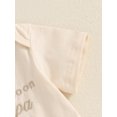 thumbnail image 6 of aturustex Infant Girl Boy Casual T-shirt Romper 0 3M 6M Newborn Baby Short Sleeve Shirt Bodysuit Letter Embroidery Tee Jumpsuits Crew Neck Rompers Tode Summer Daily Clothes for Holiday Party, 6 of 6
