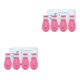 thumbnail image 4 of Billuyoard 4 piezas TPE Pet Anti Scratch Shoe portátil reutilizable transpirable Universal Cute limpieza Nail Trimming Boot Protector rosa Rosado 2piezas, 4 of 6