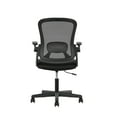 thumbnail image 5 of Mainstays Ergonomic Mesh Back Office Chair with Flip Up Arms for Adults, Black Fabric, 275lb, 5 of 11