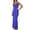 #0359-Blue, variant on Women's Maxi Dresses Round Neck Sleeveless Knit Dresses Casual Daily Style Lightweight Breathable Bodycon Slim Fit Dresses