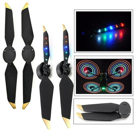 Image of Jahyshow Durable 8.3 inch LED Light Flash Propeller for DJI Mavic Pro Platinum Drone - Set of 4 Catch Everyone s Attention with Flashing Lights