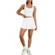 thumbnail image 1 of Conjunto de dos piezas sin mangas ATHLECHIC, falda de tenis con fruncidos y top corto, y skort plisado M Blanco, 1 of 1
