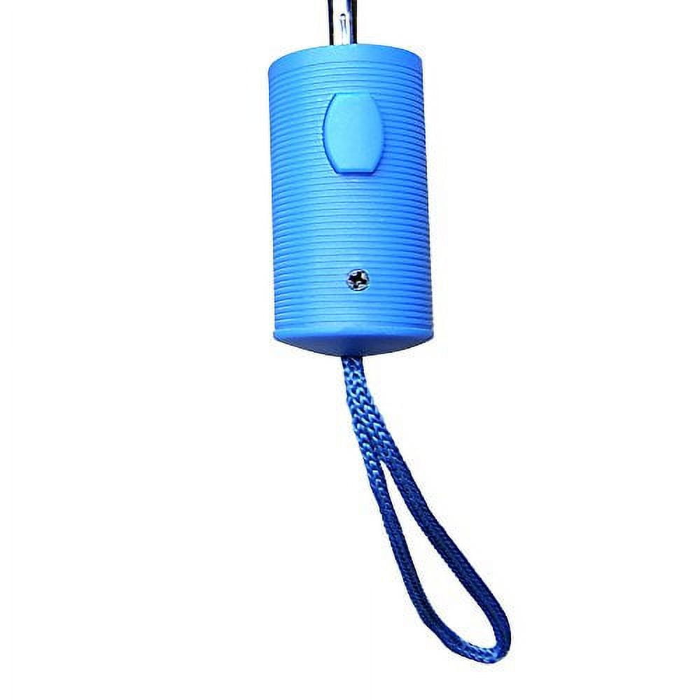 Barton Outdoors™ Compact Umbrella - Blue - Great for Travel - Lightweight - 21" Across - 15.75" Long - Push Button Auto Open - Polyester - Flat Top - 12 Pack…