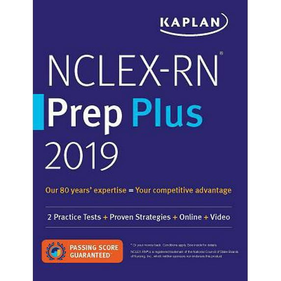 Pre-Owned Kaplan Test Prep: NCLEX-RN Prep Plus 2019 : 2 Practice Tests + Proven Strategies + Online + Video (Paperback)
