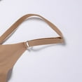 thumbnail image 5 of Wyobmus Sports Bras for Women Soft Push Up Strappy Workout Bras Seamless Medium Support Yoga Bra Beige, 5 of 9