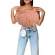 thumbnail image 1 of SAYOO Mujeres Plumas Crop Tops Faux Fur Tube Top Sin Mangas Color Sólido Camisole Cami Chaleco para Club Party SAYOO  Vogue, 1 of 2