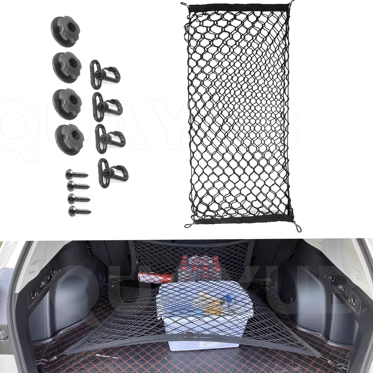 Car Trunk Mosquito Net, Secret Protection Car Trunk Mosquito Mesh Durable  for Camping L,Distance Between Support Bars : .in: Car & Motorbike