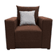 thumbnail image 1 of Sillon EL BAZAR STORE de lino Chocolate 1 plaza modular moderno, 1 of 4