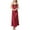 Red, variant on Women's Satin Nightgown Sleep Dress Spaghetti Straps Spring Summer Silky Lace V-Neck Slim Fit Long Silk Sleepwear Slip Dresses Silver Large