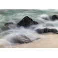 thumbnail image 2 of Jones, Adam 14x11 White Modern Wood Framed Museum Art Print Titled - Waves crashing over lava rocks on shoreline of Espanola Island-Galapagos Islands-Ecuador, 2 of 4