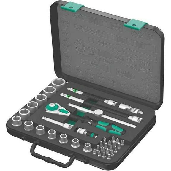 Wera Skt Wrch St, Chrm, 6Pt, 1/4 - 7/8 in 05003596001