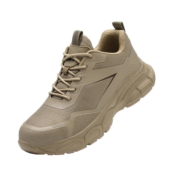 Safety Trainers Mens Steel Cap Trainers Work Safety Shoes Womens Lightweight Breathable Industrial Sneakers Non-Slip Comfort