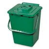 Exaco Trading ECO 2000 2.4 Gallon Kitchen Organic Compost Bin Collector, Green