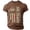 v#88Brown376, variant on Men'S Tee Stars And Stripes U.S.A. 250 Years Graphic Freedom Short Sleeve Crew Neck For 4th Of July Camping Trip Nautical Tops,Dark Green,S