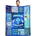 thumbnail image 1 of LHSHID Best Son in Law Gifts Blanket Son in Law Gifts from Mother in Law to My Son in Law Gifts Best Christmas Birthday Gift Ideas for Son in Law Son in Law Gifts Throw Blanket 50x60in, 1 of 6