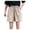 Beige, variant on QENGING Clothes Women's Short Solid Casual Short Pants High Waist Loose Bandage Plus Size Pants Casual