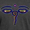 thumbnail image 3 of CafePress - Buddha Eyes Dark T Shirt - Men's Classic Graphic Cotton T-Shirt, 3 of 4