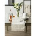 thumbnail image 2 of Cream Velvet Table Runner 14x108, 2 of 3