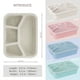 thumbnail image 2 of Lonchera Bento TOUWMX, paquete de 4 recipientes para aperitivos con 4 compartimentos, 2 of 8