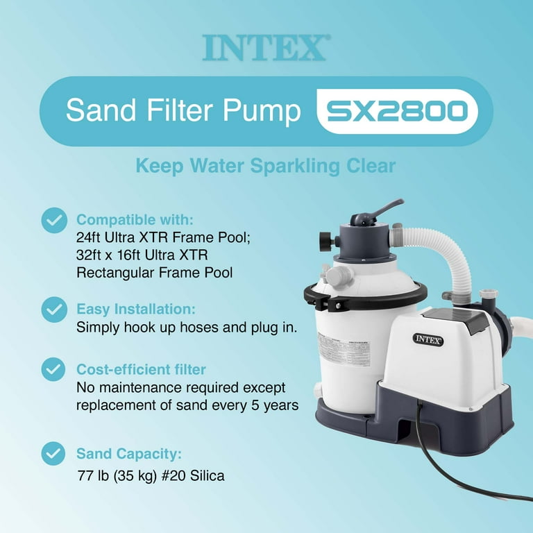 【sand 2 water】 VIVOHOME 14 in. 200 sq. ft. Sand Filter with 2850 GPH Above