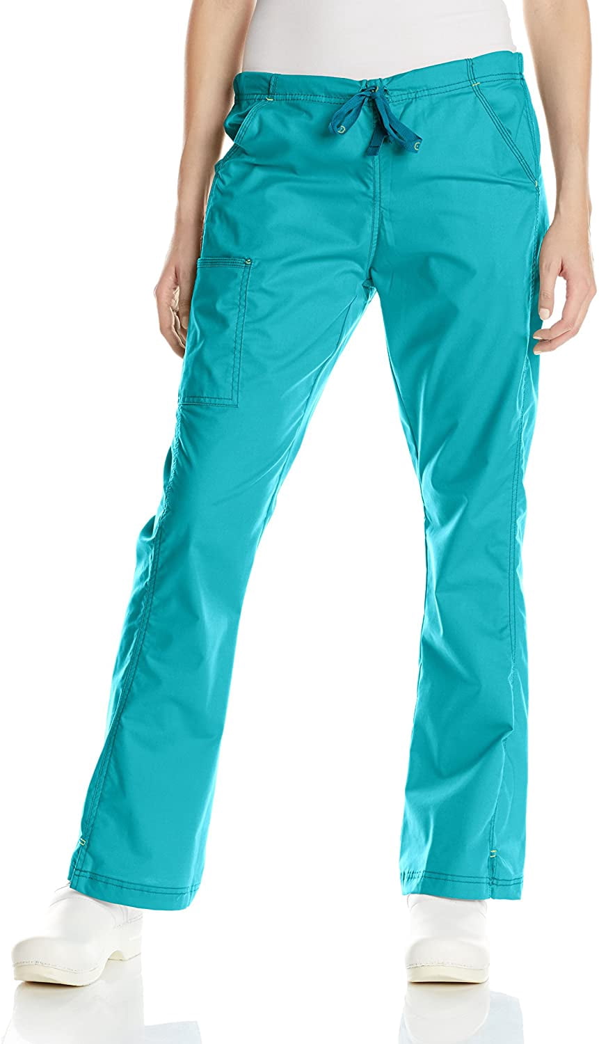 WonderWink Women's Wonderflex Grace Scrub Pant, Real Teal, 5XLarge
