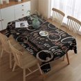 thumbnail image 2 of Coffee Rustic Tablecloth,Oil Proof Spill Proof Polyester Table Cover for Rectangle Tables,Foldable Table Cloths Cute Tablecloths for Dining Room Camping Indoor Outdoor, 2 of 5