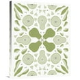 thumbnail image 1 of Global Gallery's 'Retro Pear Otomi Monotone' by Elyse DeNeige Stretched Canvas Wall Art, 1 of 4
