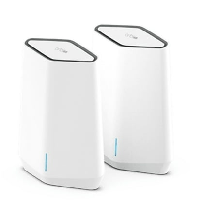 NETGEAR Orbi Pro WiFi 6 - AX5400 Tri-Band WiFi System - Wi-Fi system (router, extender) - up to 5000 sq.ft - mesh - GigE - 802.11a/b/g/n/ac/ax - Tri-Band