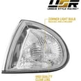 thumbnail image 6 of USR DEPO 93-97 Delsol Corner Lights - Front Cornering Parking Turn Signal Lamp (Left + Right) Compatible with 1993-1997 Honda Del Sol (All Clear Lens, Comes w/ x2 Amber Bulbs and sockets) Si VTEC, 6 of 9