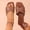 Brown, variant on KIJBLAE Women's Solid Color Square Toe Open Toe Flat Slides, Wide Width Lightweight Casual Slippers for Summer Black 39