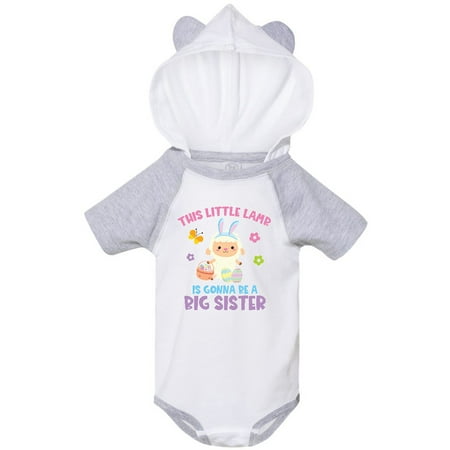 

Inktastic Easter This Little Lamb is Gonna Be a Big Sister Gift Baby Girl Bodysuit